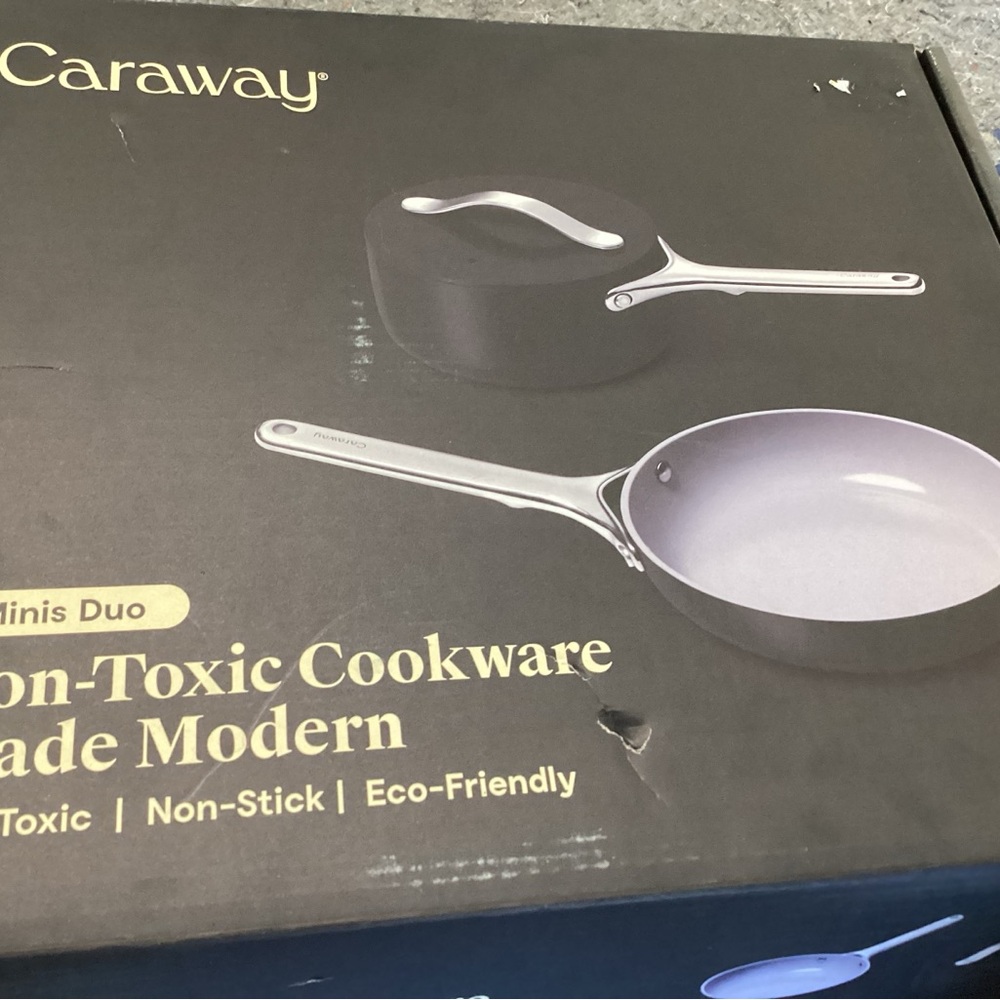 Caraway Home 2 piece Nonstick Ceramic Mini Fry